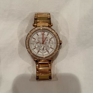 Micheal Kors Rose Gold Watch